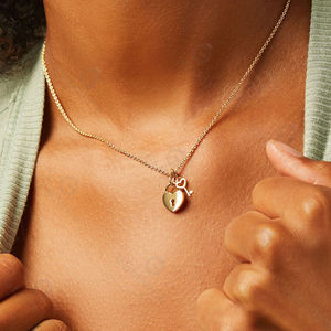 Collier Cadenas et Clé Gemnel pour Femme, Bijou Tendance, Cadeau pour Amoureuse - Product Image 4