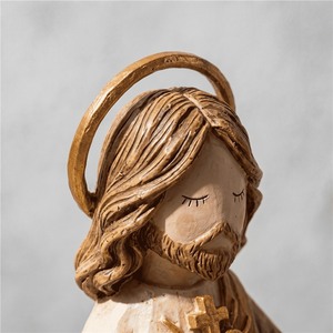 Nuevo Molde de Resina Hecho a Mano para Adornos de Ángel Jesús, Adorable Regalo de Bautizo, Recuerdo, Figuras de Rosario, Decoración del Hogar - Product Image 4