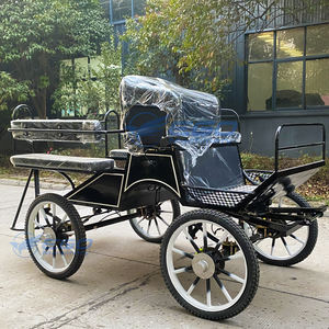 Nouveau chariot en acier Marathon Pony <span class=keywords><strong>Horse</strong></span> à <span class=keywords><strong>4</strong></span> roues chariot tiré par chevaux chariot touristique - Product Image 6