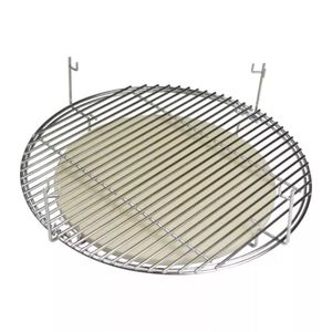 Matière métallique Durable, 2 niveaux, 21 pouces, Double niveaux, grille de cuisson en demi-lune, <span class=keywords><strong>Kamado</strong></span>, <span class=keywords><strong>accessoires</strong></span> de cuisine - Product Image 4