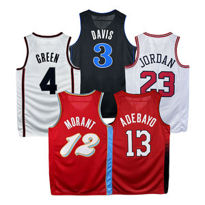 Últimos Jerseys al por Mayor 2025, Jersey de Baloncesto Americano con Estampado en Caliente, 77 Luka Doncic, 15 Nikola Jokic, 34 Giannis Antetokounmpo - Product Image 3
