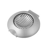 Coupe-œufs durs et mozzarella 11x9cm, outil pour fruits et légumes, en acier inoxydable et plastique, pour couper vos œufs, tomates, ustensile de cuisine