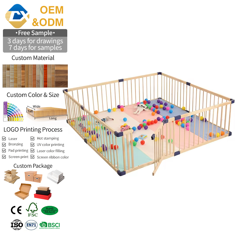 2025 Popular Solid Wood Material Children