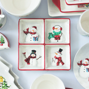 Platos de <span class=keywords><strong>cena</strong></span> de cerámica para el hogar, <span class=keywords><strong>restaurante</strong></span> y Hotel, diseño creativo navideño, novedad de <span class=keywords><strong>2022</strong></span> - Product Image 3