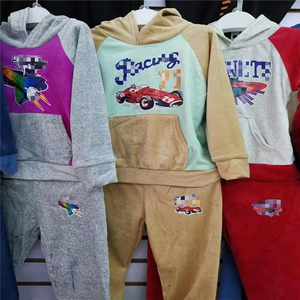 Conjunto de Ropa Infantil para Otoño e Invierno, Conjunto Deportivo Veet Económico de Dos Piezas para Niños y Niñas - Product Image 1