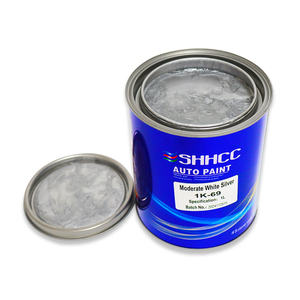 Peinture de finition liquide métallisée argentée blanche de qualité moyenne 1K à prix de gros pour voiture - Product Image 4
