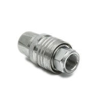 Nouvelle Raccordement rapide en acier inoxydable de type fermé pour équipement de construction, coupleurs hydrauliques haute pression pour camions 50 L/min