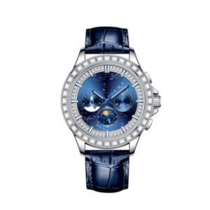 Reloj de Lujo con Moissanita para Hombre, Automático, Mecánico, Correa de Cuero, Resistente al Agua, Gran Venta - Product Image 2