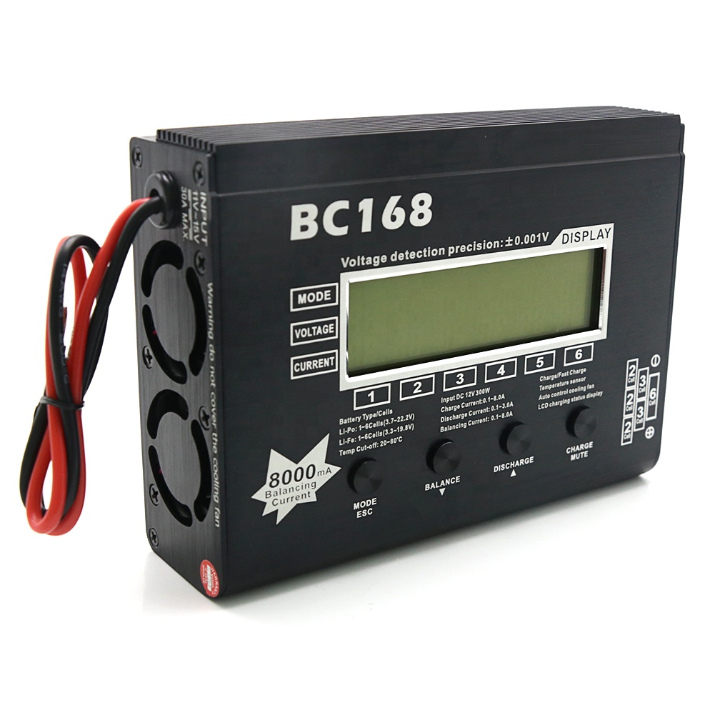AOK BC168 1-6S 8A 200W バランス充電器 - ラジコン用リポバッテリー