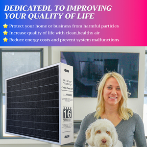 Usine Y6605 16x26x5 MERV16 Filtre de remplacement compatible avec le système de purification de purificateur d'air PCO3-16-16 <span class=keywords><strong>PureAir</strong></span> - Product Image 4