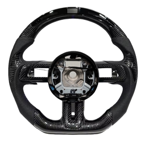 Volante de Fibra de Carbono con LED para <span class=keywords><strong>Mustang</strong></span>, Nuevo Diseño, Compatible con <span class=keywords><strong>Mustang</strong></span> <span class=keywords><strong>2015</strong></span> 2016 2017 2018 2019 2020 2021 2022 2023, Gran Venta - Product Image 1