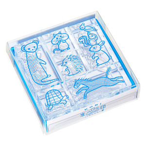 Sello de goma transparente diseño personalizado diario decoración logotipo de sello de goma acrílica transparente - Product Image 1