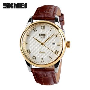 <span class=keywords><strong>SKMEI</strong></span> 9058 présidentiel hommes montre à quartz activité bracelet en cuir étanche haute qualité classique en stock kit de montre décontractée - Product Image 1