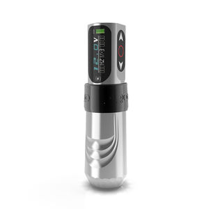 Juego de máquina de tatuaje rotativa inalámbrica de baterías duales Conexión RCA <span class=keywords><strong>FK</strong></span> Max Pro <span class=keywords><strong>Tattoo</strong></span> <span class=keywords><strong>Pen</strong></span> para Cartucho de agujas de tatuaje - Product Image 5