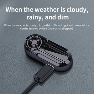 Xe không dây cảnh báo ánh sáng năng lượng mặt trời Powered mô phỏng giả báo động màu đỏ màu xanh xe trang trí ánh sáng LED nhấp nháy đèn cảnh báo - Product Image 6