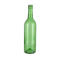 Bouteille en verre de vin rouge givré clair rond personnalisé de 750 ml 25 oz avec bouchon en liège avec étiquette de sceau en aluminium gaufré personnalisée