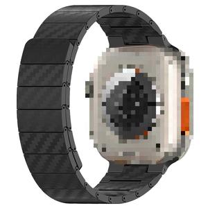 Fibbia magnetica fibra di carbonio cinturino per Appl e <span class=keywords><strong>Watch</strong></span> <span class=keywords><strong>Ultra</strong></span> 8 7 6 5 4 3 2 SE - Product Image 5