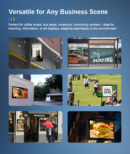 32 43 49 55 65inch quảng cáo thông minh kiosk 2 + 32 LCD màn hình hiển thị quảng cáo treo tường thông tin hiển thị signage kỹ thuật số - Product Image 3