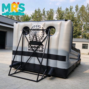 Gran Pista <span class=keywords><strong>de</strong></span> Obstáculos Inflable Gris con Tobogán y Laberinto <span class=keywords><strong>de</strong></span> PVC, <span class=keywords><strong>Parque</strong></span> <span class=keywords><strong>de</strong></span> Aventuras Hinchable para Niños, Alquiler para Parques <span class=keywords><strong>de</strong></span> Diversiones y Eventos Deportivos - Product Image 3