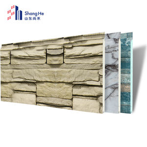 Revêtement mural extérieur à <span class=keywords><strong>isolation</strong></span> <span class=keywords><strong>thermique</strong></span> Revêtement décoratif en mousse PU Panneau sandwich pour la rénovation de vieilles maisons - Product Image 1