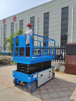 Plateforme élévatrice à ciseaux électrique hydraulique de 12 m sur roues, fabriquée en Chine, à vendre