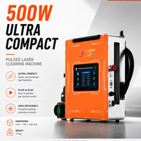 Machine de nettoyage au laser pulsé de 6e génération, refroidie par air, 500W, multi-modes, pour moules, automobile, aérospatiale, métal, acier inoxydable, pierre