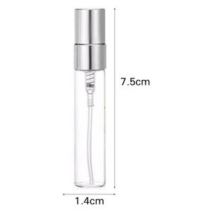 High Quality Cylinder Travel <b>Perfume</b> <b>Bottles</b> 2ml 3ml <b>5ml</b> 10ml Mini Functional Glass 100pcs Carton Packing - Product Image 2