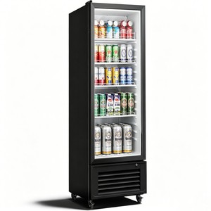 Refrigerador Comercial de Una Puerta con Vitrina Inferior, Equipo de Refrigeración Bajo Mostrador para Exhibición de Bebidas - Product Image 4