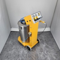 Machine de revêtement électrostatique à double affichage numérique avec pistolets de pulvérisation, système de nettoyage automatique et pulvérisation réglable – Approvisionnement direct usine
