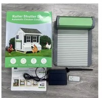 Vente en gros de porte de poulailler entièrement automatique, sensible à la lumière, avec télécommande, minuterie manuelle, ABS, solaire, fabrication OEM