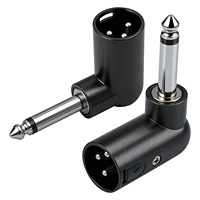 Nouveau coude à angle droit transfrontalier en stock avec un grand noyau 6.35 RPM et une prise audio XLR
