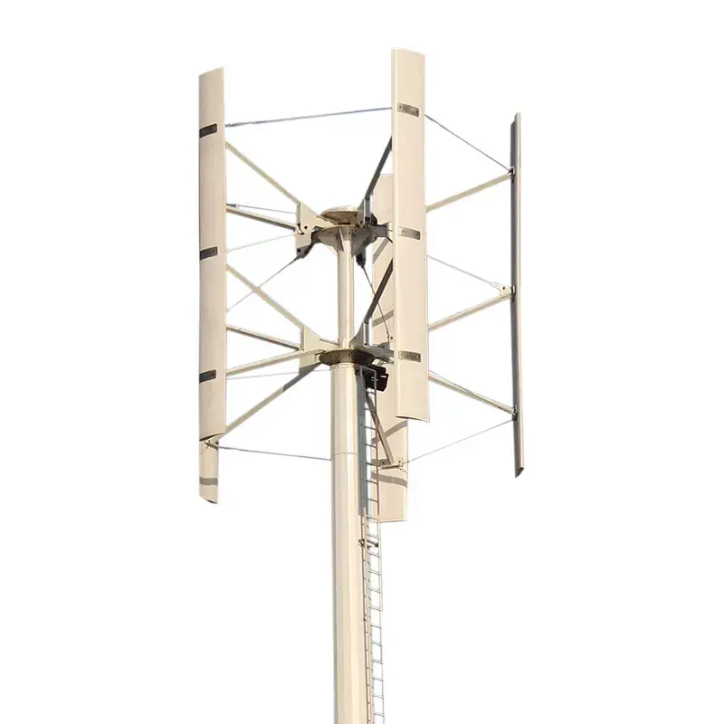 उच्च गुणवत्ता ऊर्ध्वाधर पवन टरबाइन H12 श्रृंखला 3kw 48v विद्युत चुम्बकीय ब्रेक
