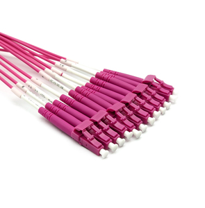 MTP MPO 듀플렉스 LC <span class=keywords><strong>12</strong></span> 섬유 OM4 광학 장비 광섬유 케이블 - Product Image 6