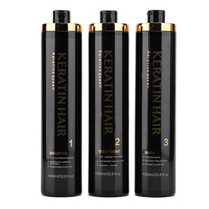 Set Perawatan Rambut Shampoo Bebas Formaldehida Keratin Smoothing Straightening Perawatan Rambut Keratin untuk Memperbaiki Rambut Mengembang - Product Image 3