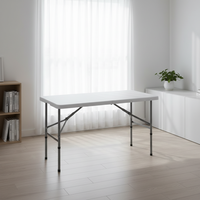 Tables pliantes d'extérieur en plastique portables de 1,8 m pour fêtes