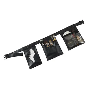 3 pockets professional cosmetic make up artist waist belt with tissue holder