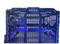 Parc coloré nouvelle machine de jeu à pièces d'arcade de tir VR à 4 personnes de divertissement de haute qualité pour les Offre Spéciale