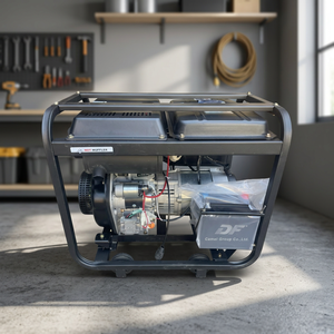 Générateur diesel SS SAMSON 5KW de qualité industrielle, 240V 50Hz, démarrage électrique, châssis ouvert, système de refroidissement par air portable - Product Image 3