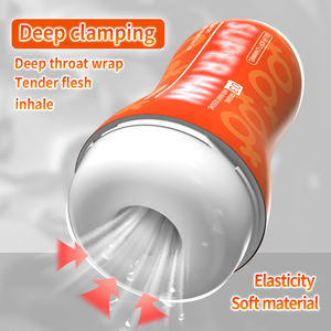 남성 친밀한 자극 컵-신체 안전 TPE 부압 흡입 소프트 터치 실제 섹스 느낌 성인을위한 인공 자위 행위자 - Product Image 3