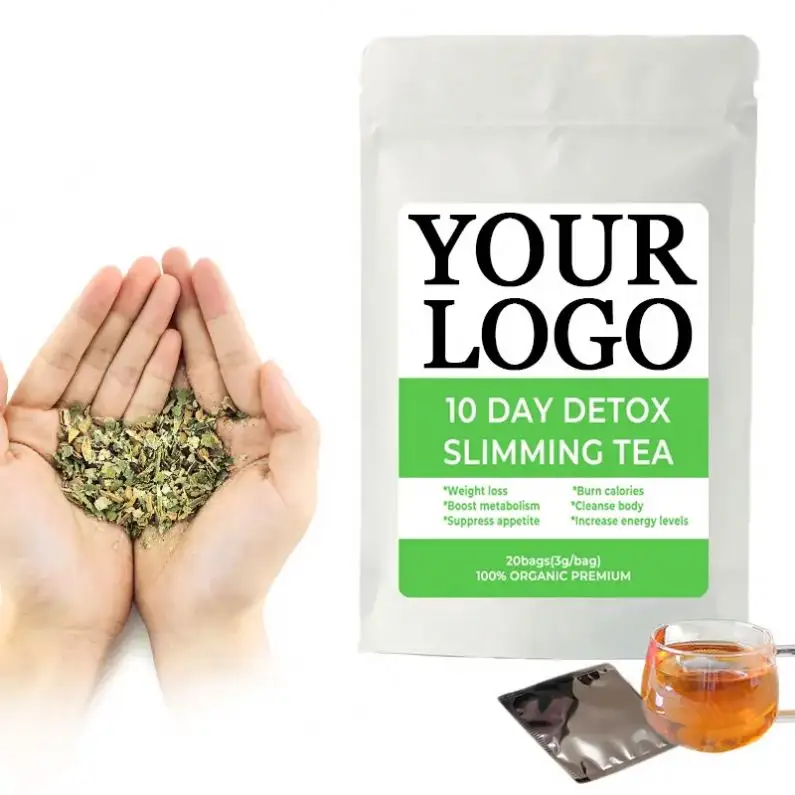 Customize label Small MOQ Flat Tummy Slim Fat Burning Magic Loss Weight Diet Fit Detox Slimming Tea slimming capsules