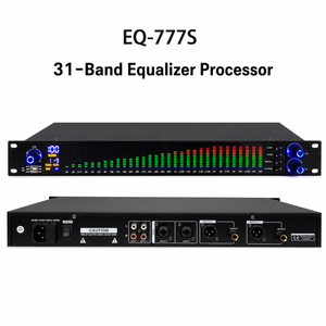 Ecualizador Gráfico de 2 Canales y 31 Bandas de 1/3 de Octava EQ-888S Pro, Controlador de Frecuencia de Audio para Montaje en Rack, para Sonido de Estudio y Conciertos - Product Image 2