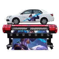 LETOP Plotter Digital Grande para Exteriores para Impresoras de Inyección de Tinta XP600, Impresora Eco Solvente de Formato Ancho de Cabezal Único de 1.8m