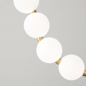 Дизайнерская люстра во французском стиле, роскошная современная модель для гостиной, столовой, барной стойки, кабинета, полностью медная - Product Image 4