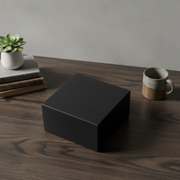 Boîtes d'écouteurs électroniques intelligents avec logo personnalisé en relief, boîtes cadeaux rigides plates de haute qualité, écologiques, recyclables, haut de gamme