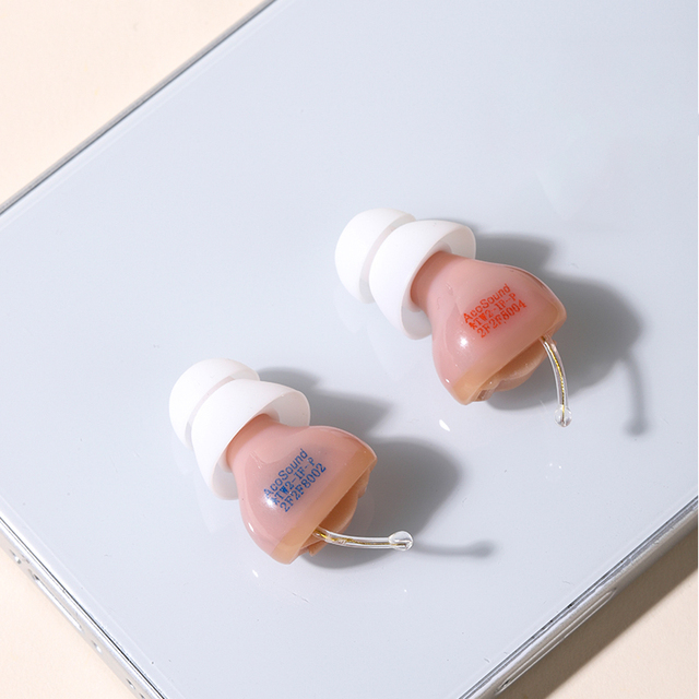 Professional AcoSound CIC Programmable 16 Channels Smart Noise Reduction APP Control Invisible Digital Hearing Aids Seniors