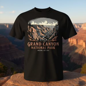 T-shirt du parc national du Grand Canyon, Arizona, est établi en 1919, design graphique - Product Image 3