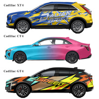 Autocollants graphiques professionnels en PVC personnalisés avec logo, changeant de couleur, anti-rayures, résistants aux UV/infrarouges, épaisseur 7,5 mil, garantie 3-5 ans pour voiture