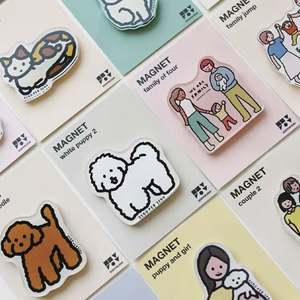 Ins Style 2025 Refrigerator Home Decorative Magnetic Stickers Cute Creative Acrylic <b>Sticky</b> <b>Notes</b> Fridge - Product Image 1