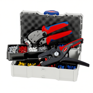 Juego de herramientas para prensar terminales de cable Knipex con terminales surtidos para conexiones eléctricas - Product Image 2