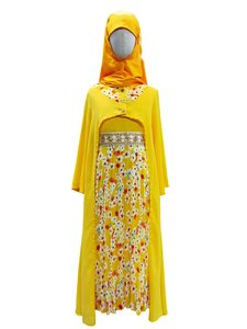 Robe de prière abaya pour enfants islamique musulmane fille robe longue mode musulmane filles - Product Image 6